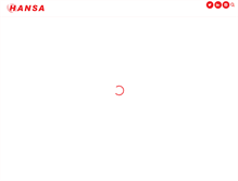 Tablet Screenshot of hansa-global.com